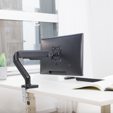 Soporte para monitor extendible 17" a 32"  2-9kg/4.4-19kg Curved con adaptador para escritorio / organizador cables Lumi Legend