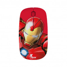 Mouse inalámbrico 1600DPI Iron Man XTM-D340IM Disney