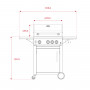 Teka BBQ a gas 4 quemadores 13170W 3100 G