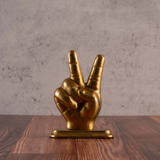 Figura Mano Paz Dorado Haus
