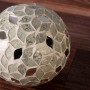 Esfera Decorativa Mosaico Blanco / Silver Haus