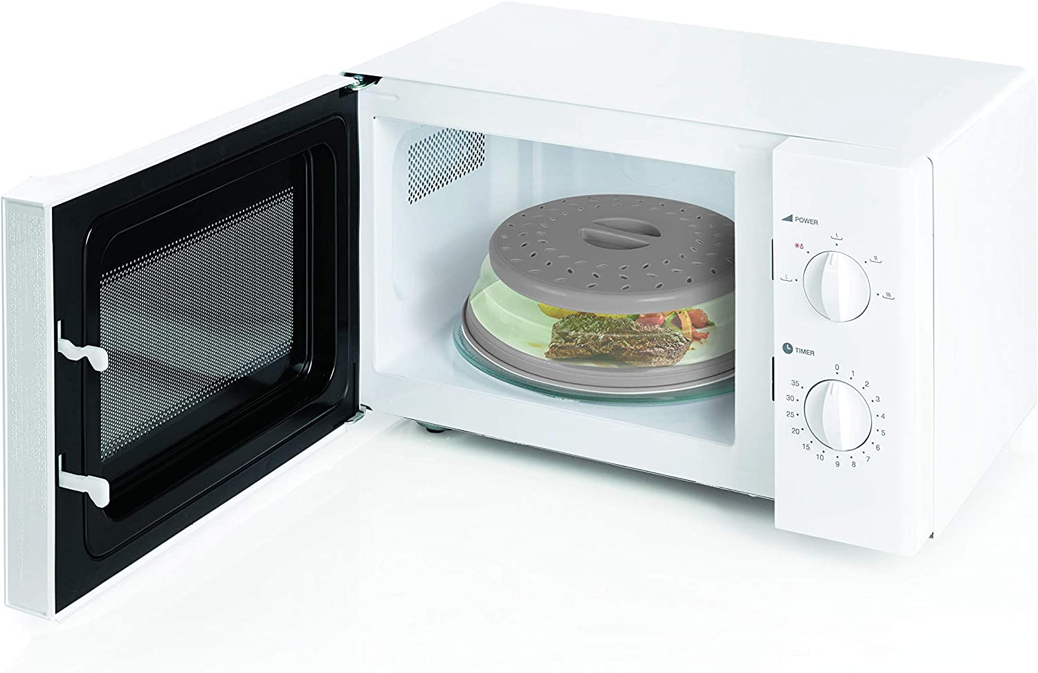 1 Pieza Tapa Microondas Refrigerador Circular Plástico Pp - Temu