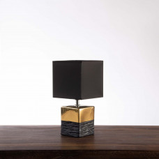 Lámpara de mesa Labrado con pantalla rectangular Haus
