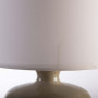 Lámpara de mesa Líneas con pantalla redonda Haus