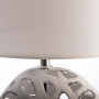 Lámpara de mesa Perforado Blanco con pantalla ovalada Haus