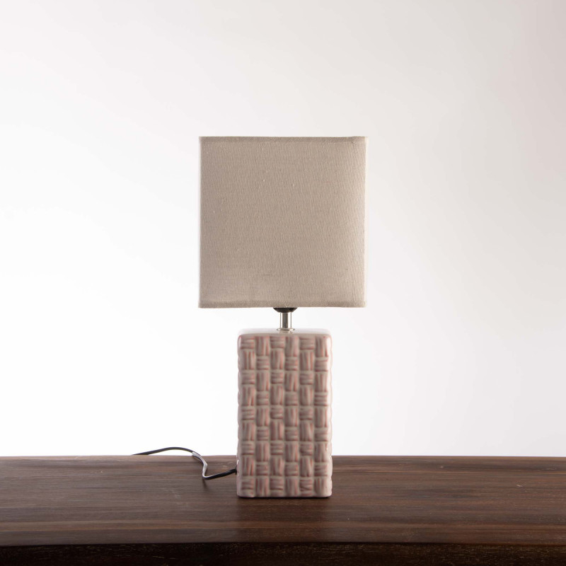 Lámpara de mesa Cuadrado con pantalla rectangular Haus