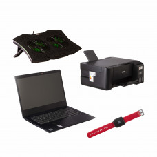 Lenovo Laptop IdeaPad 3 14IML05 + Impresora Epson L3250 + Ventilador + Reloj Inteligente