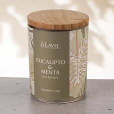 Vela Vaso Menta Eucalipto