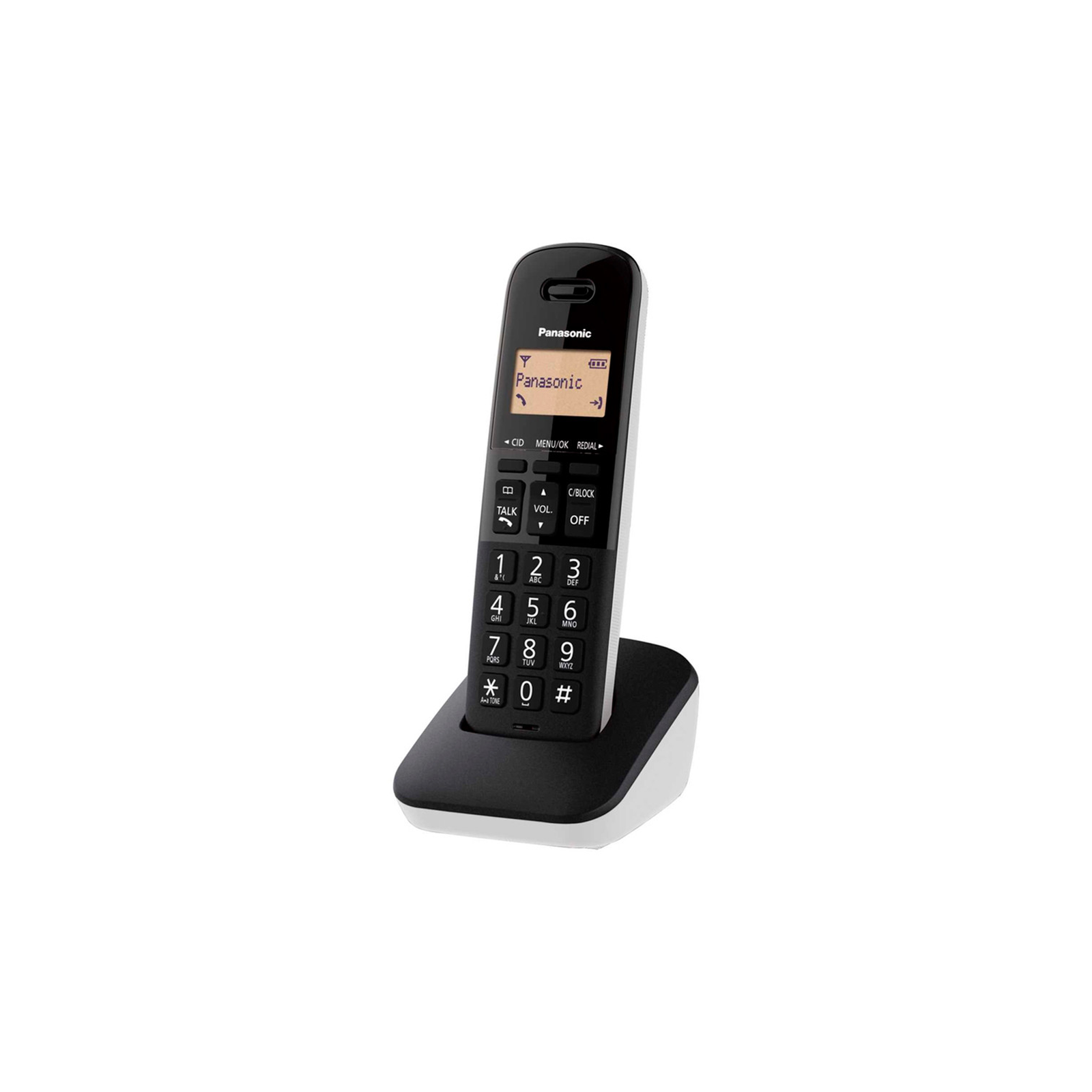 Panasonic Teléfono Inalámbrico KX-TGB113LAB con Contestador de Llamadas y 3  Auriculares con Pantallas de 1.4