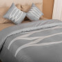 Juego de duvet Gris Microfibra 100% poliéster Haus