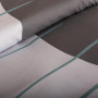 Juego de duvet Luna Gris / Turquesa Microfibra 100% poliéster Haus