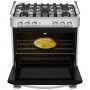 Mabe Cocina a gas con 5 Quemadores / Grill / Bandeja Deslizable 76cm EM7635FX0