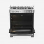 Mabe Cocina a gas con 5 Quemadores / Grill / Comal 76cm EM7625FX0