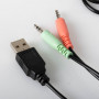 Bytech Teclado / Mouse / Audífonos / Mouse Par 4-en-1 con Luz LED Multicolor