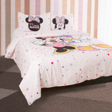 Juego de Duvet Minnie / Daysi 100% Poliéster Noperti