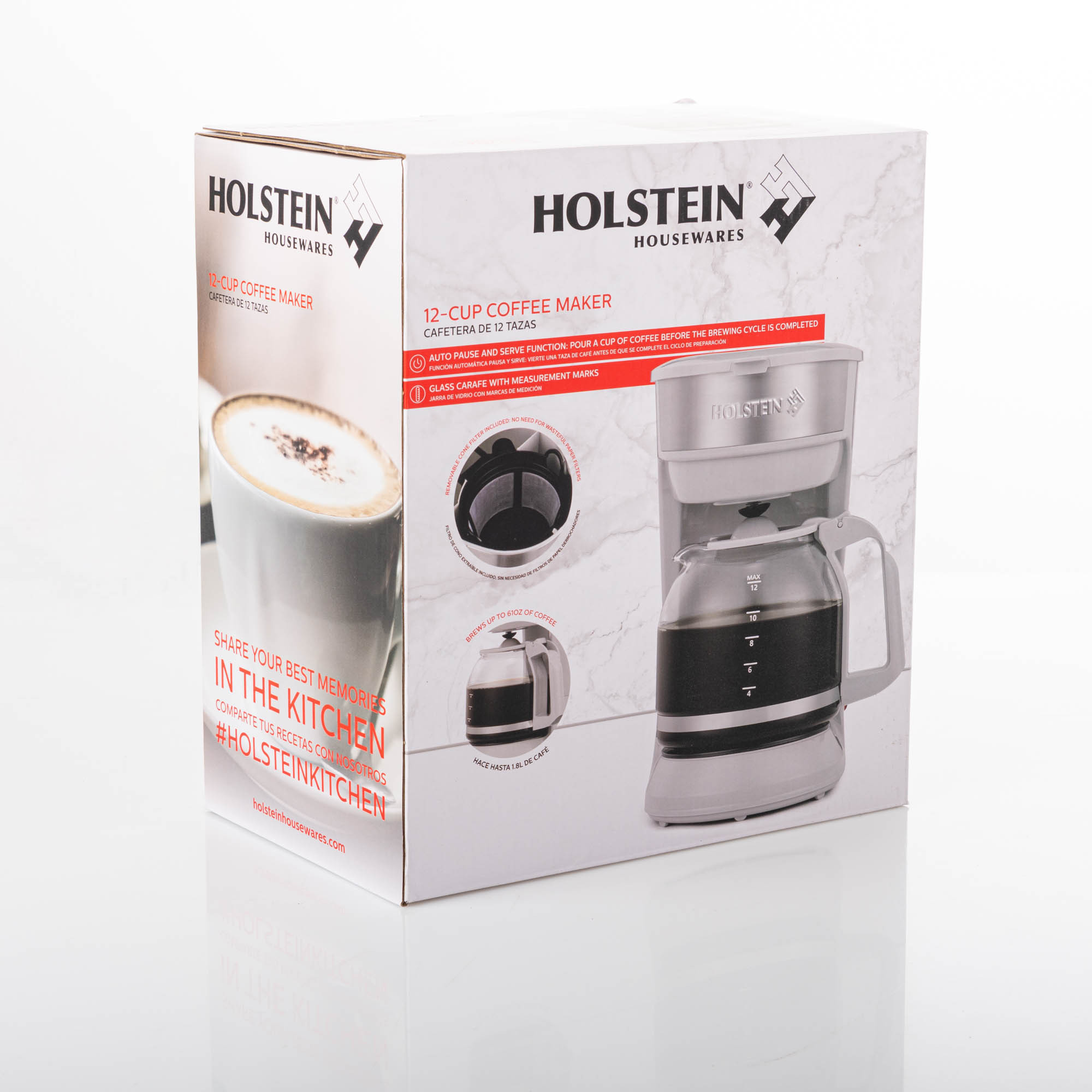 Cafetera con filtro Holstein Housewares 1 taza HOLSTEIN