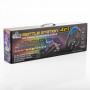 Game Punk Teclado / Mouse / Audífonos / Mouse Pad Gaming 4 piezas Battle Station con Luz LED para PC / PS5 / XBox
