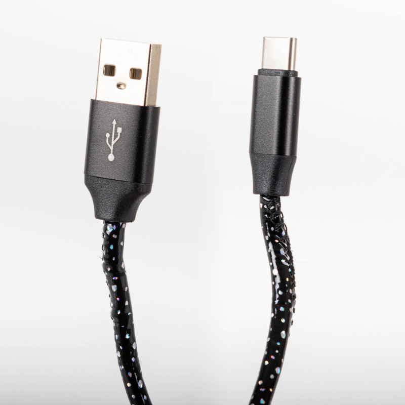 Cable Tejido Resistente USB a USB-C CX1360BK
