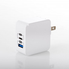 Cargador para Pared AX3026WH de Carga Súper Rápida 36W USB / USB-C