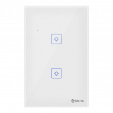 Steren Interruptor Touch Doble Wi-Fi Smart Home SHOME-212 para Pared Programa Horarios 700W