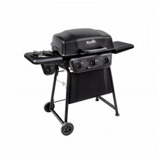 BrasaMaster BBQ a Gas 3 Quemadores con Hornilla Lateral Acero Inoxidable