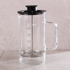 Cafetera Prensa 1L de Vidrio y Plástico Simax Exclusive Bohemia Cristal