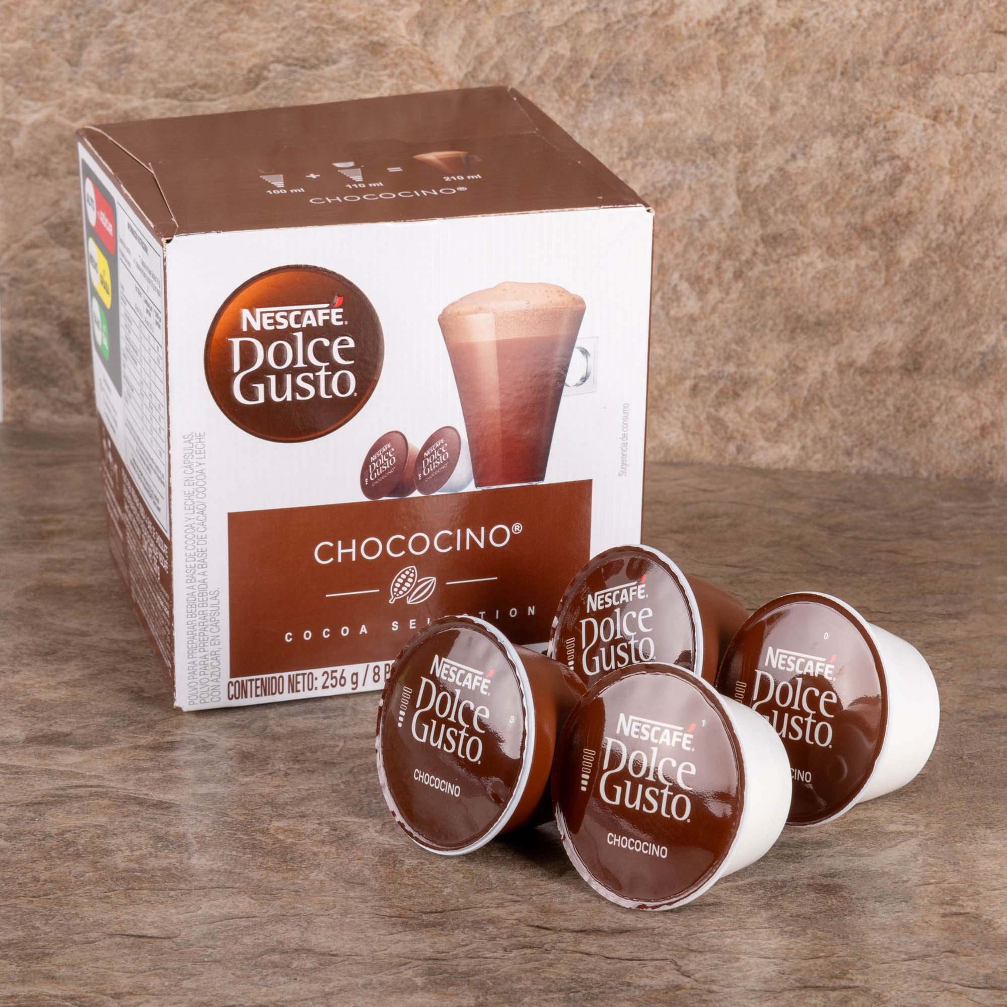 Chocolate Chococcino Dolce Gusto, 16 cápsulas