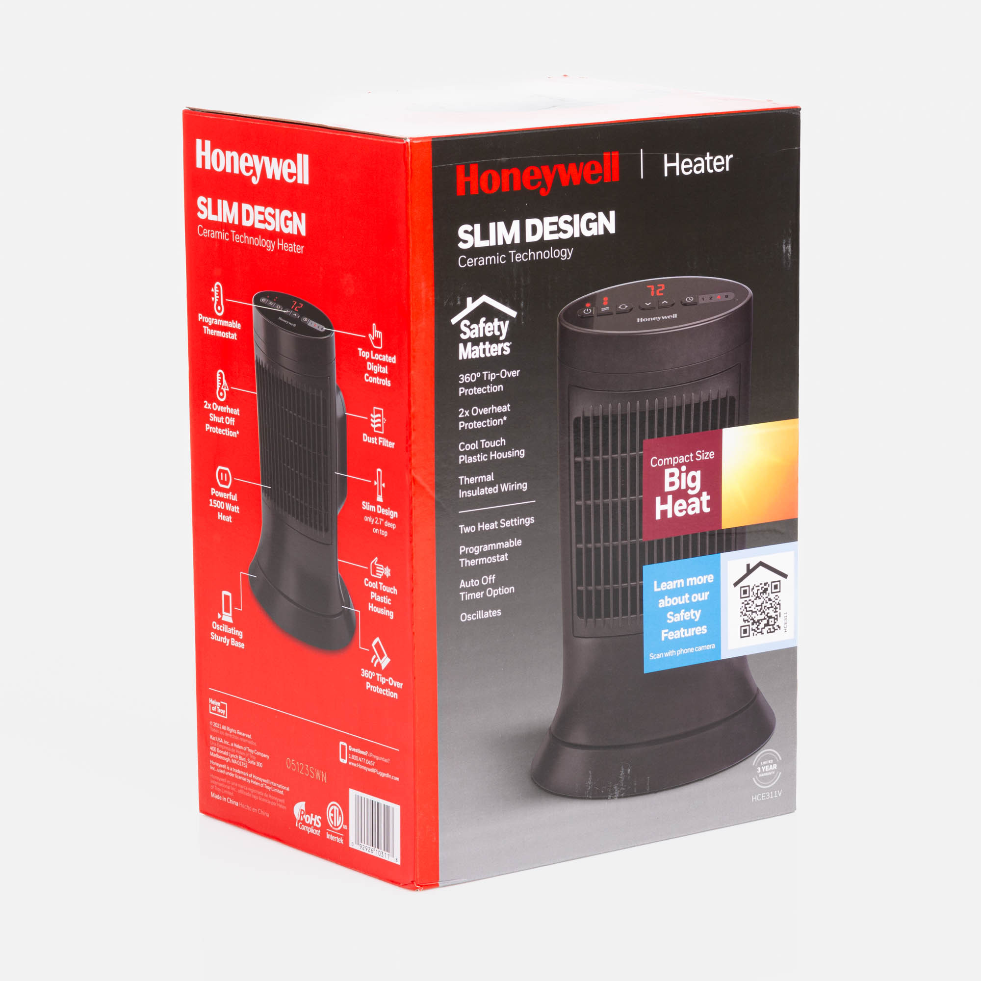 Honeywell Calefactor Torre 1500W HCE311V