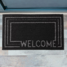 Alfombra Rodapié con Antideslizante Stone Welcome 100% polipropileno Emmevi