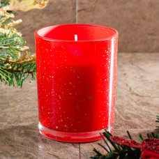 Vela Vaso Rojo Berry Christmas