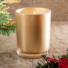 Vela Vaso Dorado Snow Globe