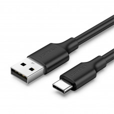 Cable USB-C / USB Niquelado Reforzado Negro Ugreen