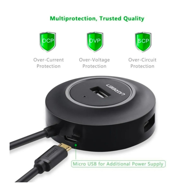 Adaptador HUB USB a 4 USB Ugreen