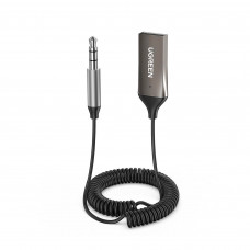 Adaptador Flexible 3.5mm para Auto Receptor Bluetooth Negro Ugreen