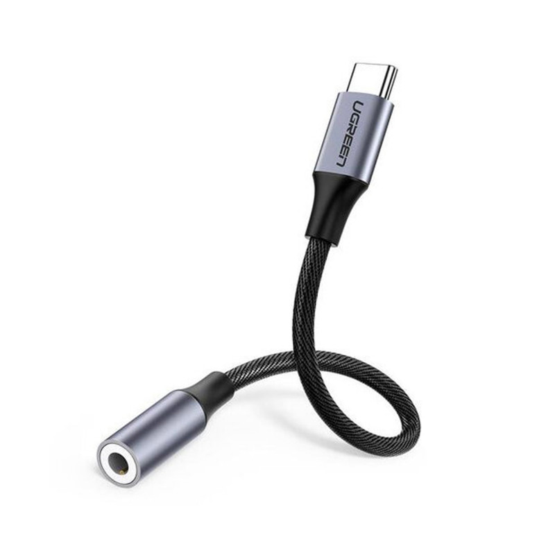 Adaptador USB-C / 3.5mm Audio Niquelado Ugreen
