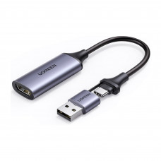 Adaptador HDMI a USB-C / USB 1080P Silver Ugreen