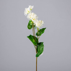 Flor Begonia Plástico Blanco Haus