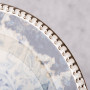 Vajilla Redonda de Cerámica de 16 piezas para 4 puestos Aria Blanco / Azul Corona