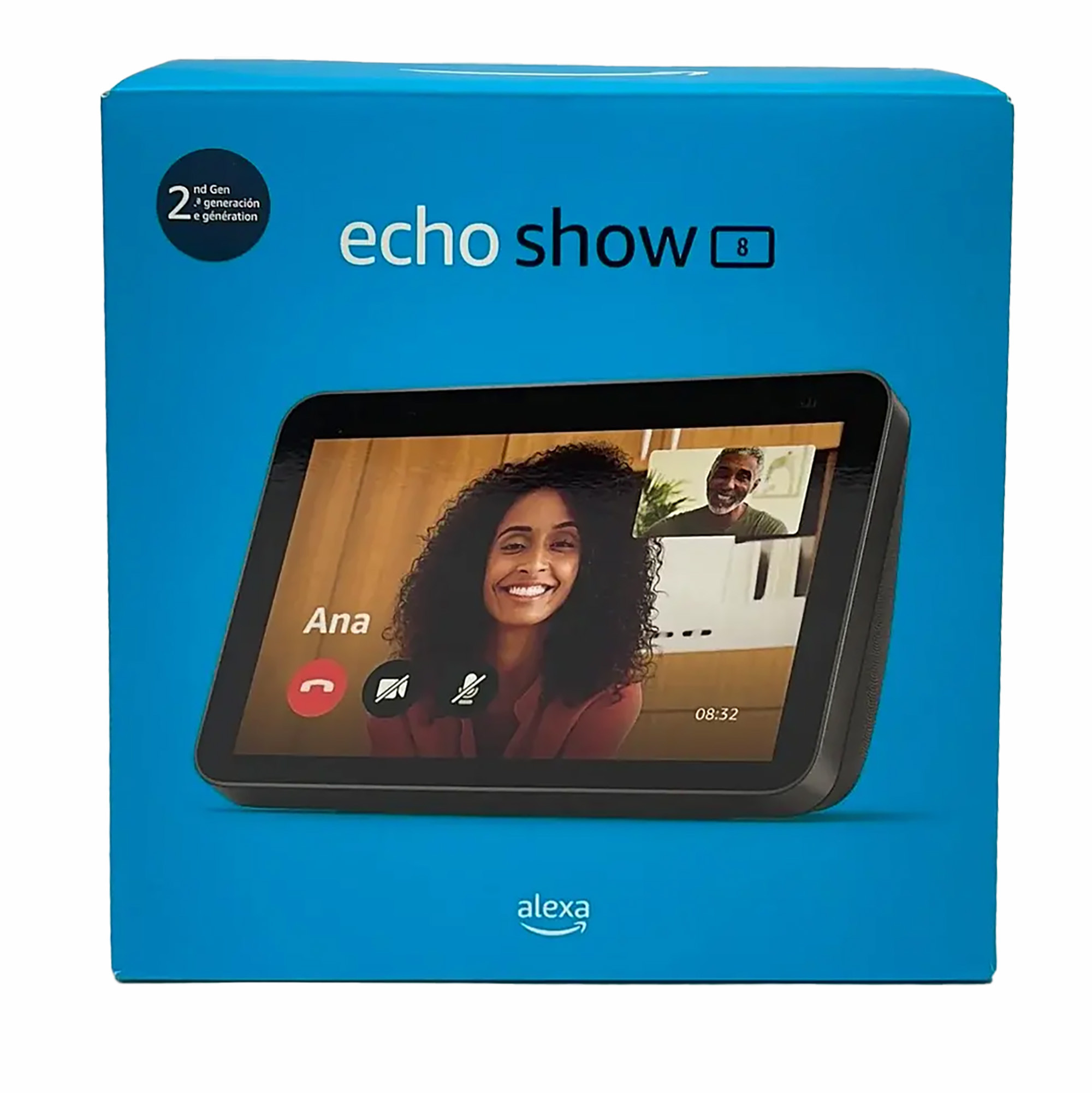 Echo Show 8 (2ª Generación) Negro / Pantalla Inteligente con Ofertas  en Carrefour