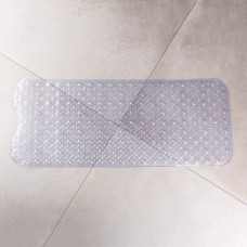 Alfombra Antideslizante Rectangular para Ducha Clear de 100% PVC Novo