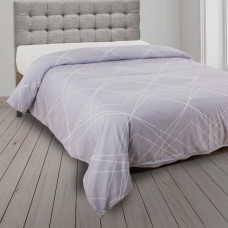 Duvet Nicky Geometric Gris 100% Poliéster Noperti