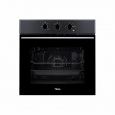 Teka Horno Eléctrico Empotrable HSB610 Negro de 60cm con 6 Funciones de Cocinado y Sistema de Limpieza HydroClean