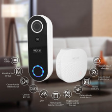 Nexxt Timbre Smart Home NHC-D100 Blanco con Cámara 1080p y Batería