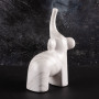 Figura Elefante Marmoleada 26cm de Cerámica Haus