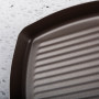 Sartén Grill Cuadrada Preserve Gris 1.3L / 24cm de Aluminio y Antiadherente Brinox
