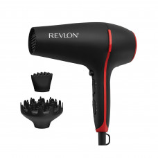 Revlon Secador para Cabello SmoothStay 1875W RVDR5317 Negro / Rojo con Infusión de Aceite de Coco