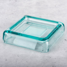Jabonera Cuadrada de Plástico Cube Coza
