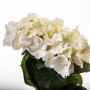 Flor Hortensia de Poliéster y Plástico con Maceta de Cerámica Haus