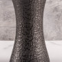 Florero Textura Negro 20cm de Cerámica Haus