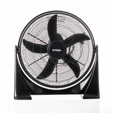 Innova Ventilador para Piso Negro de 20" con 3 Velocidades y Ángulo Vertical Ajustable